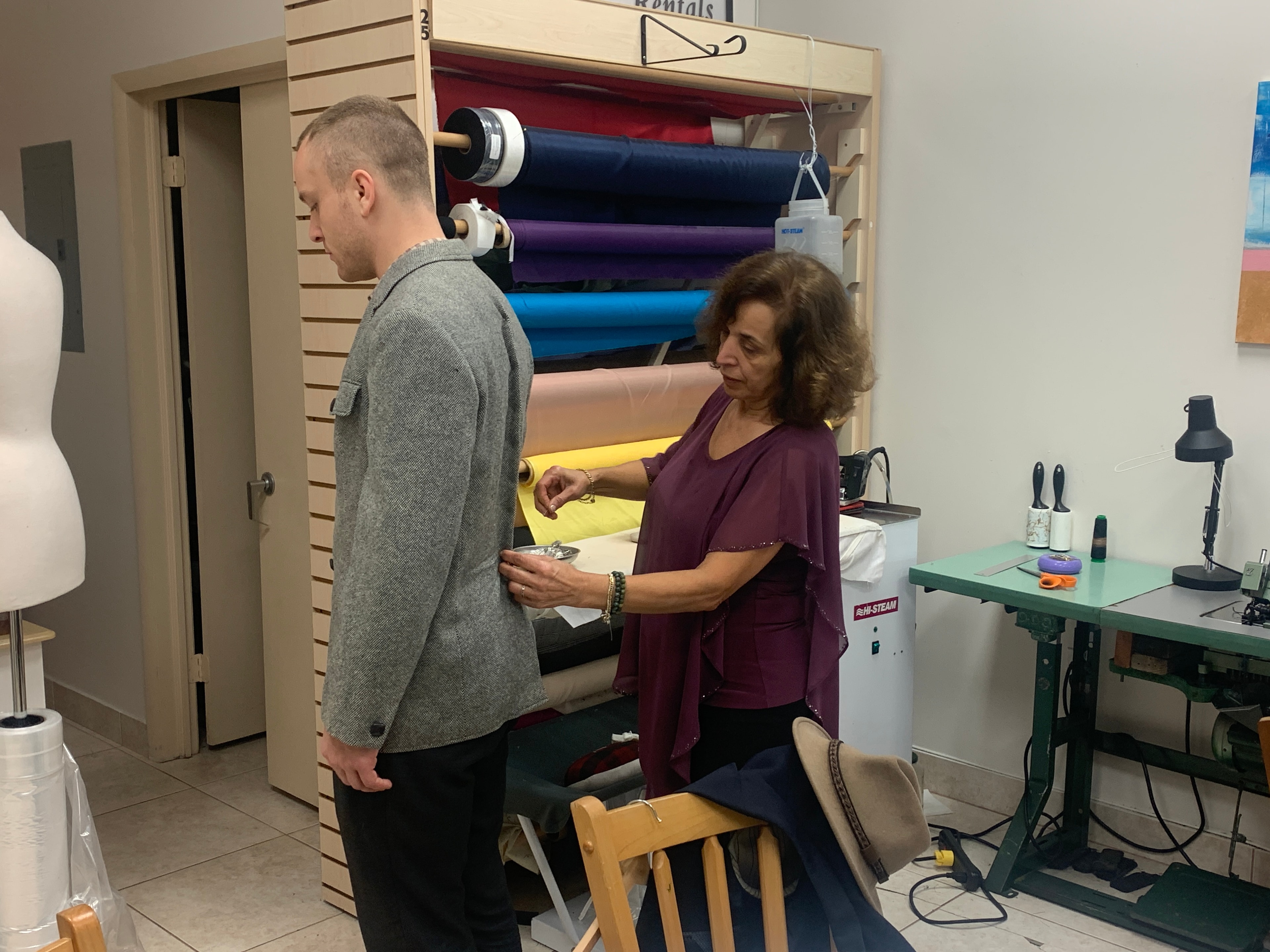 Fabric showroom